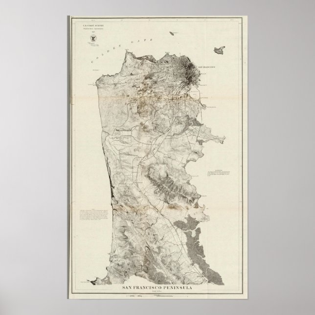 Póster Península de São Francisco (Frente)