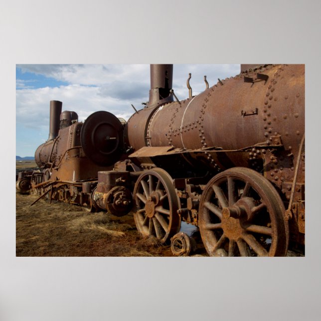 Poster Península de Seward, Alasca, Trem para Nenhuma Par (Frente)