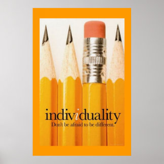 Póster Pensamento de lápis