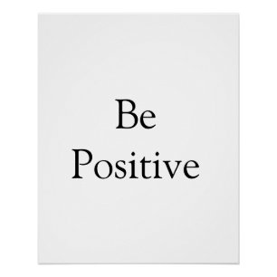 Póster pensamento positivo motivação negócios adicionar n
