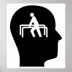 Póster Pensamento sobre a fisioterapia