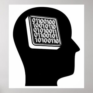 Poster Pensamento sobre a tecnologia de programação