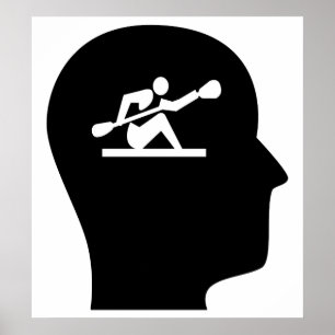 Póster Pensamento sobre Kayaking