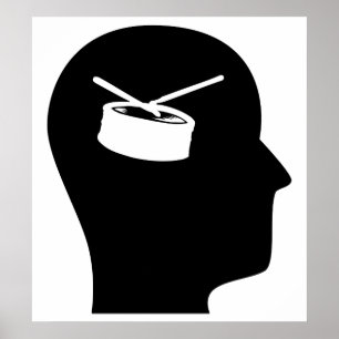 Póster Pensamento sobre o cilindro de Snare