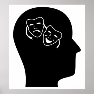 Póster Pensamento sobre o drama