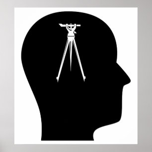 Póster Pensamento sobre o exame