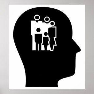 Poster Pensamento sobre o trabalho social