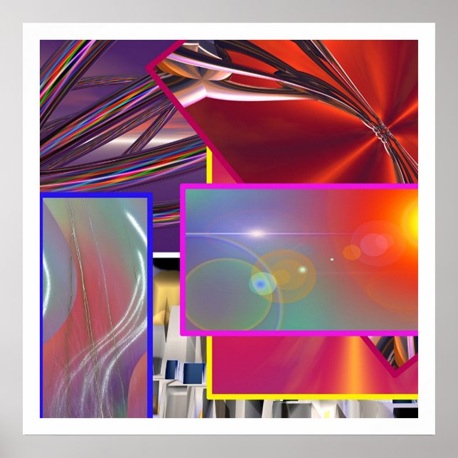 Póster Pensamentos Aleatórios 1 (Frente)