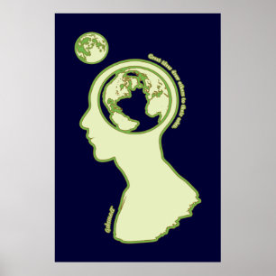 Poster Pensamentos na órbita