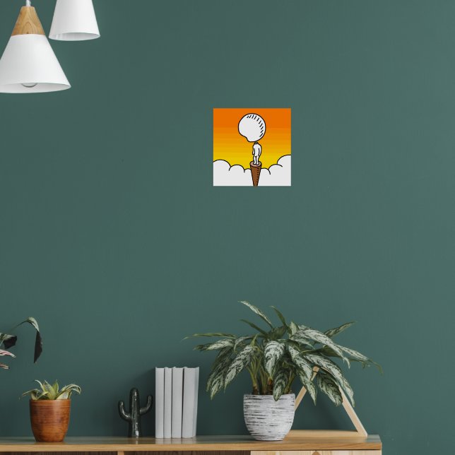 Poster Pensamentos no vazio e na solidão. (Sala de Estar 1)