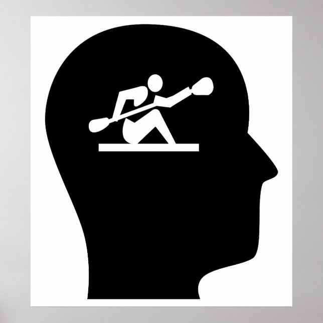 Póster Pensando em Kayaking (Frente)