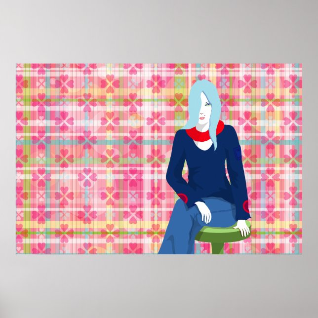 Póster Pensando em você (Frente)