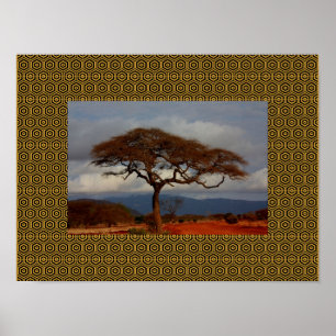 Poster Pensando Em Você Paisagem Natural do Céu Africano