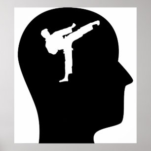 Poster Pensando No Karate