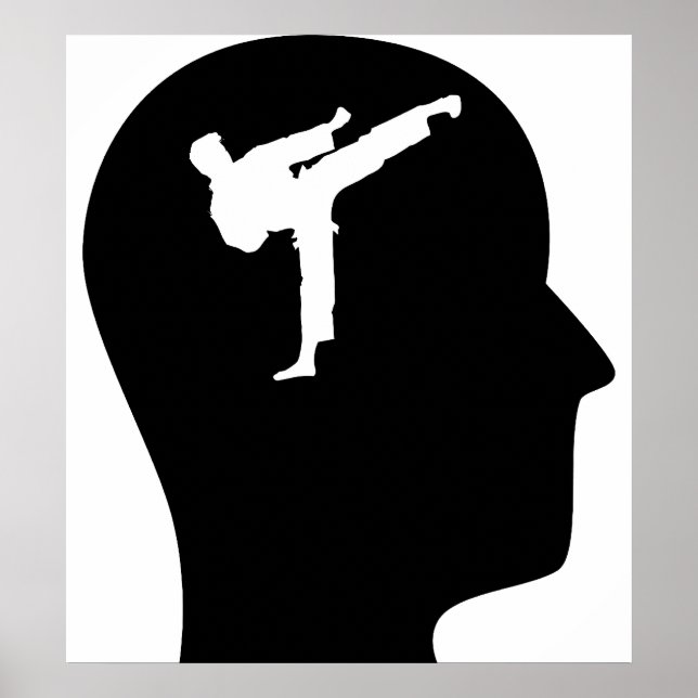 Poster Pensando No Karate (Frente)