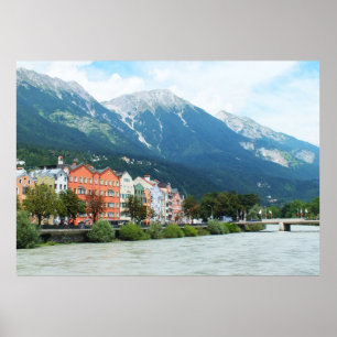 Póster Pensão do rio em Innsbruck