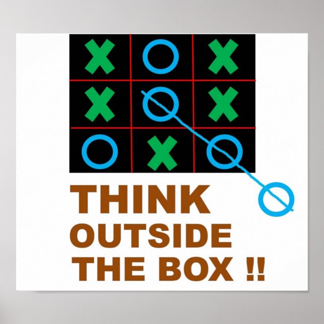 Poster Pensar fora do Cheio (Frente)