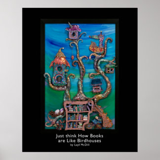 Póster Pense como os livros são como Birdômen sem título