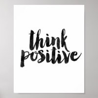 Pense positivo