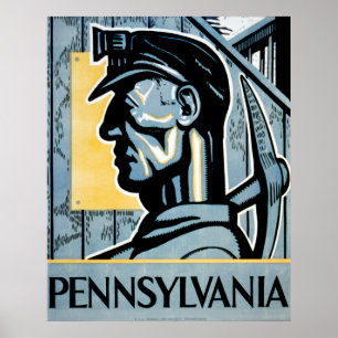 Poster Pensilvânia WPA