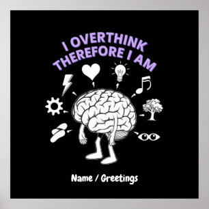 Poster Penso Que, Por Isso, Sou Um Engraçado Tomar Person