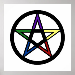 Póster Pentacle elementar