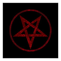 Pentagrama do diabo vermelho