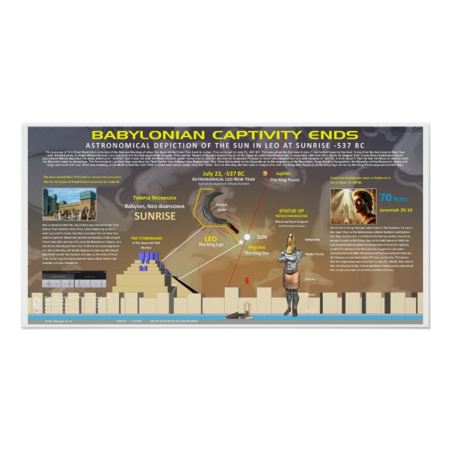 Póster Pentecost Babilônia 23 de julho de 537BC (Frente)