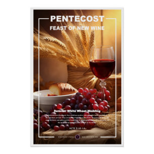 Póster Pentecostes - Novo Vinho