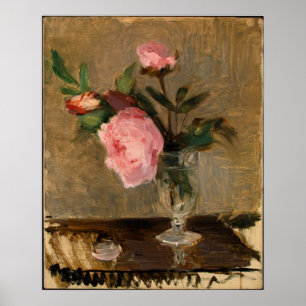 Poster Peonias Berthe Morisot Belas Artes