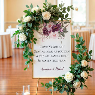 Poster Pêonias Rosa Púrpura Sem Casamento De Plantações