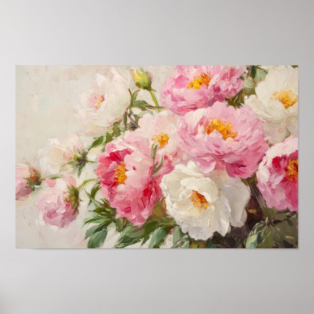Poster Peony Elegant Frame TV Art (Frente)
