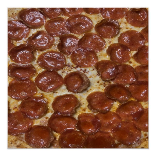 Póster Pepperoni Pizza (Frente)