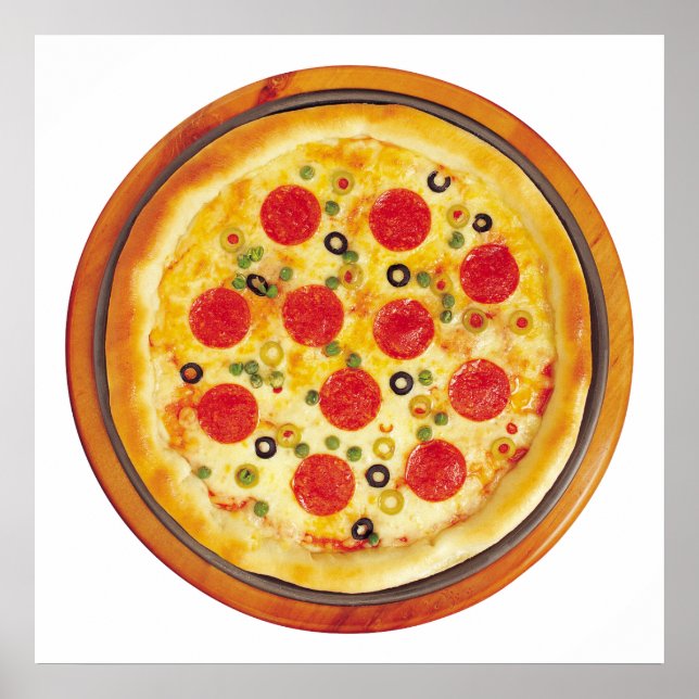 Póster Pepperoni Pizza (Frente)