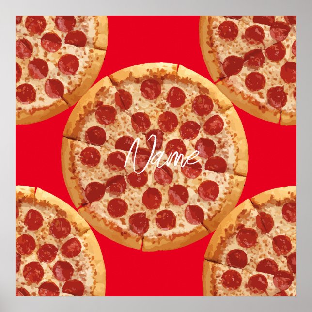 Poster Pepperoni Pizza Thunder_Cove (Frente)