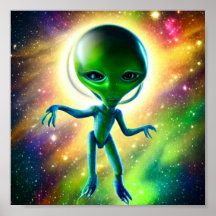 Pequena Alienígena De Bebê Perdida No Espaço