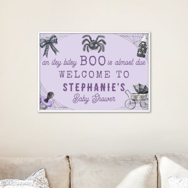 Poster Pequena Boo Itsy Bitsy Aranha Churrasco de Bebê de (Criador carregado)