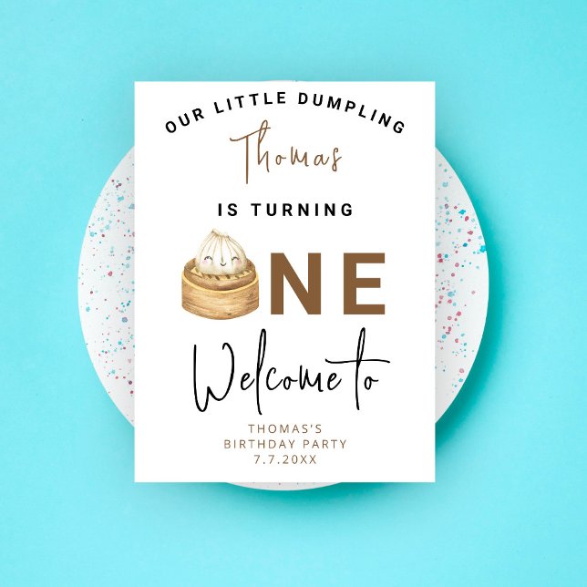 Poster Pequena Festa de aniversário chinesa de empacotame (Criador carregado)