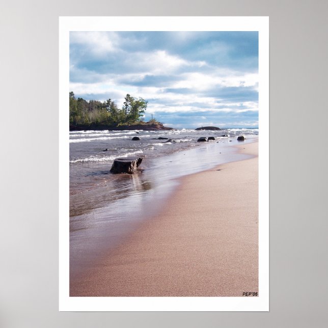 Póster Pequena ilha Presa (Frente)