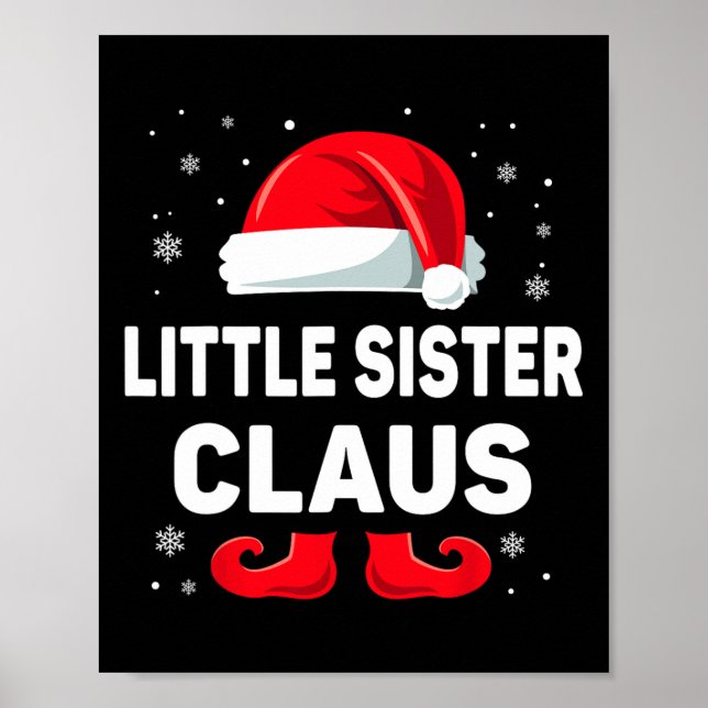 Poster Pequena Irmã Claus, Festa de Natal (Frente)
