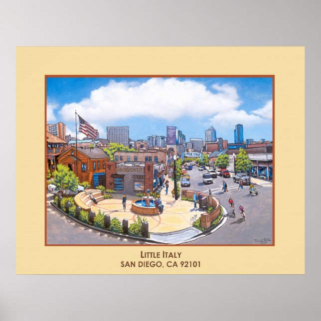 Poster Pequena Itália (Frente)
