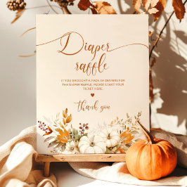 Poster Pequena queda de Fralda de abóbora