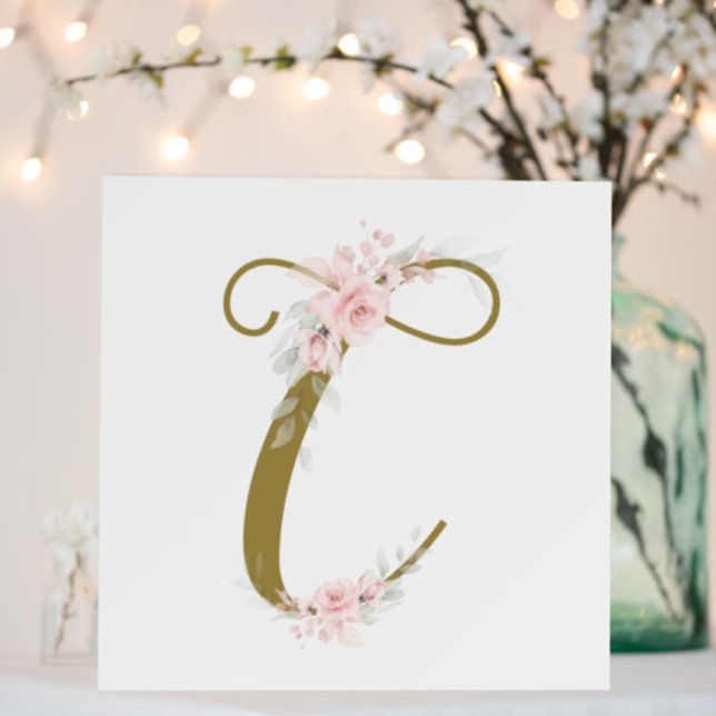 Poster Pequena Senhorita Floral Bebê's Chuveiro de Bebê Q (Criador carregado)