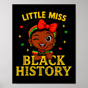 Poster Pequena Senhorita Mês da História Negra 2026 Garot