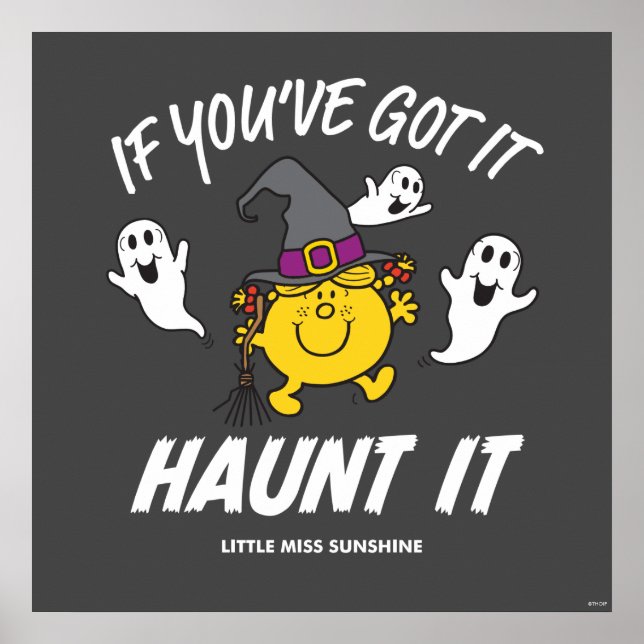 Poster Pequena Senhorita Sunshine Haunt It Halloween (Frente)