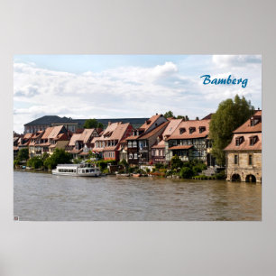 Póster Pequena Veneza em Bamberg