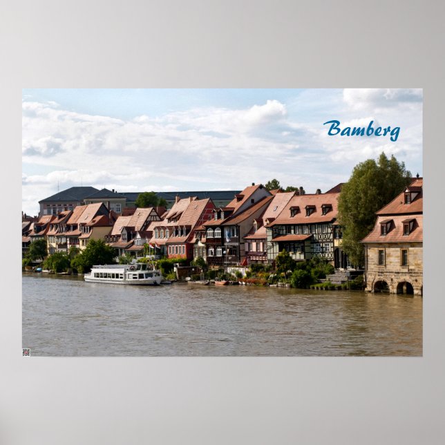 Póster Pequena Veneza em Bamberg (Frente)