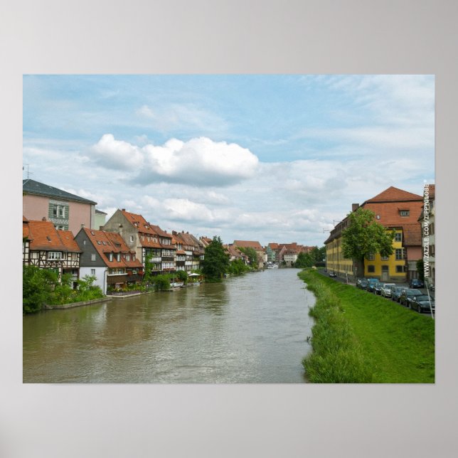 Póster Pequena Veneza em Bamberg Cartaz (Frente)