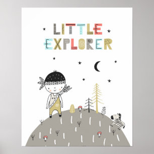 Poster Pequenas Crianças Exploradoras Escandinavas Cueca