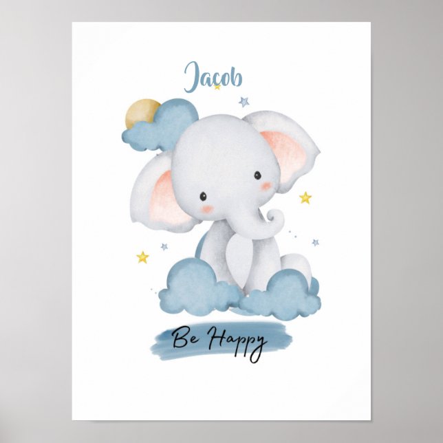 Poster Pequenas Lições Elefante das Nuvens  (Frente)